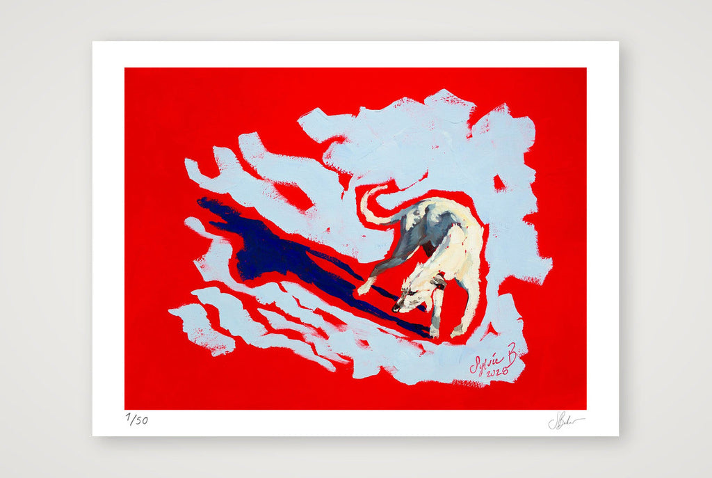 Wire Haired Hound — 40×30cm, 16×12" Print only