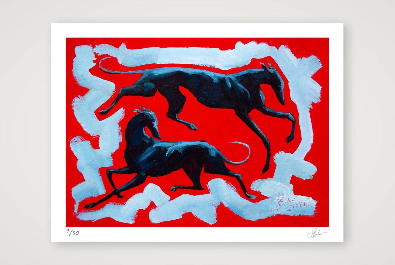 Blue Line — 40×30cm, 16×12" Print only