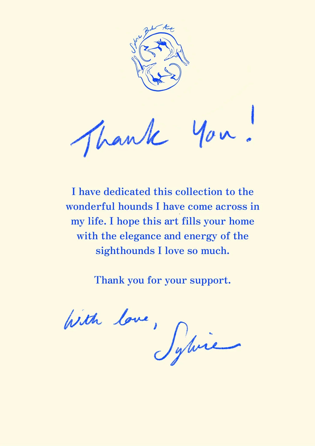 Hare and Hound — A letter from the artist